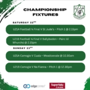 Championship Fixtures - November 2025