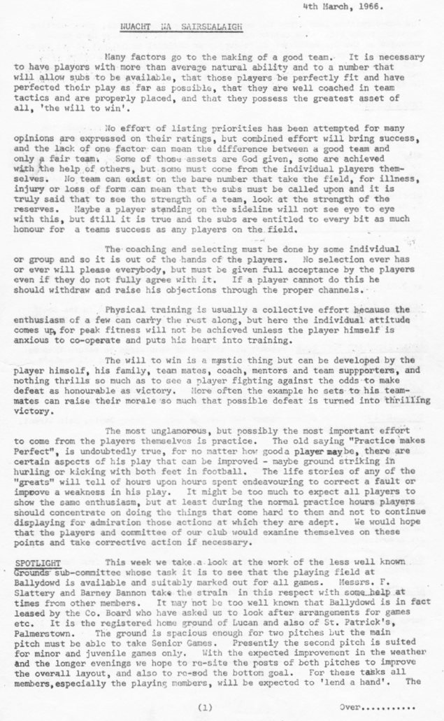First Newsletter 1966 - Page 11