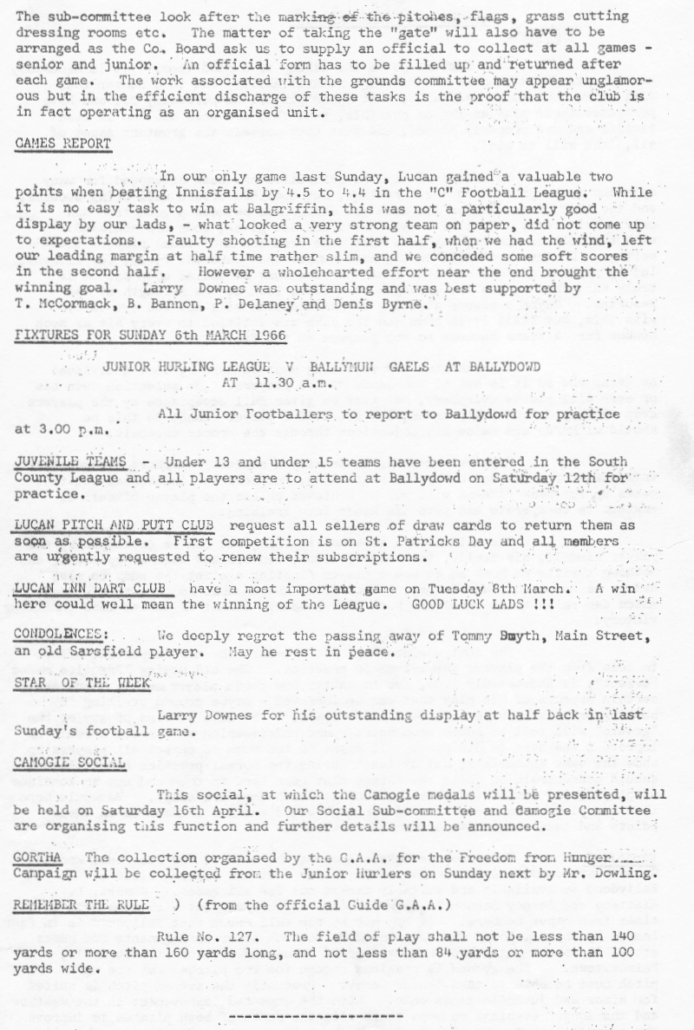 First Newsletter 1966 - Page 12