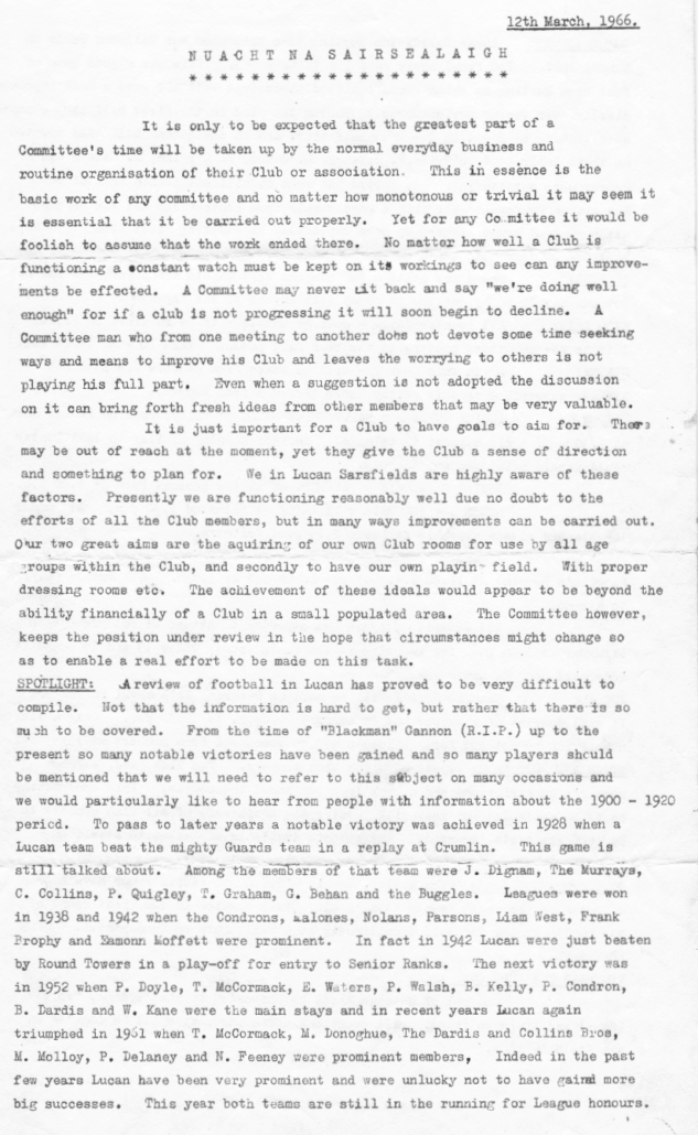 First Newsletter 1966 - Page 13