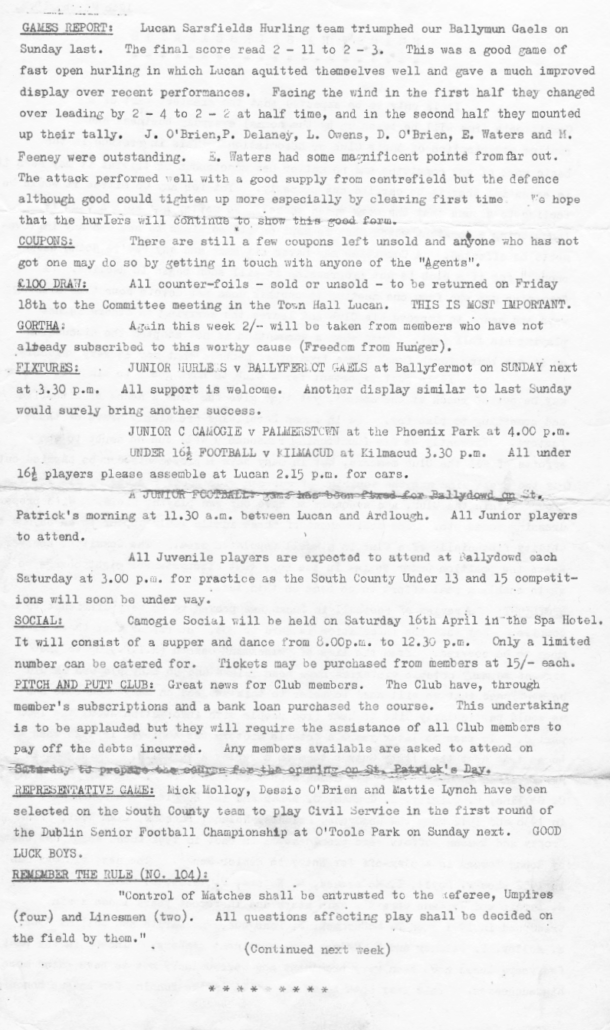 First Newsletter 1966 - Page 14
