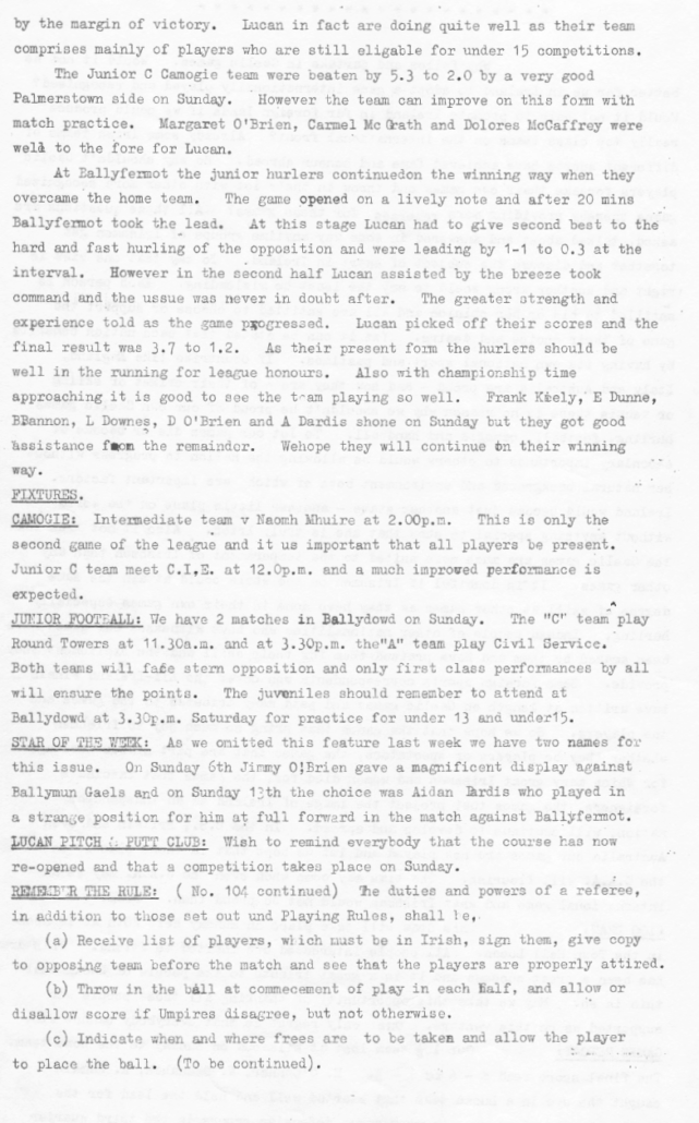 First Newsletter 1966 - Page 16