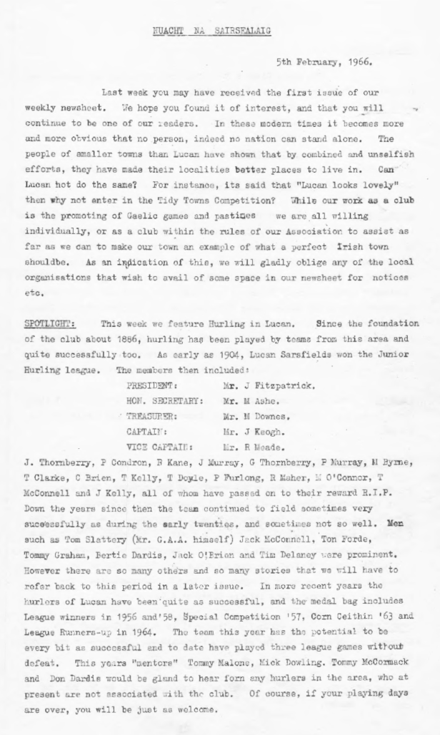 First Newsletter 1966 - Page 2