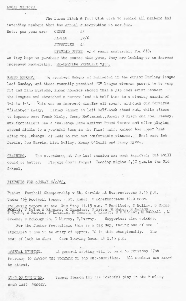 First Newsletter 1966 - Page 4