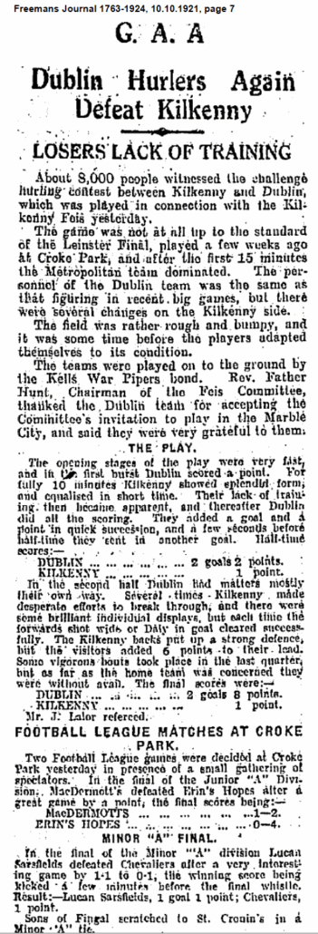 Freemans Journal 10th October 1921 - Page 7