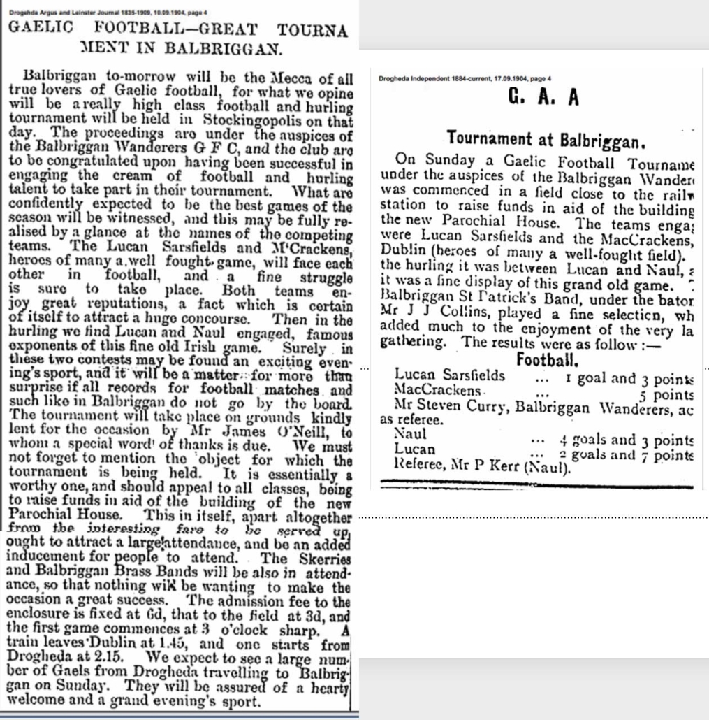 September 10 & 17 1904 Drogheda Independant Drogheda Argos and Leinster Journal